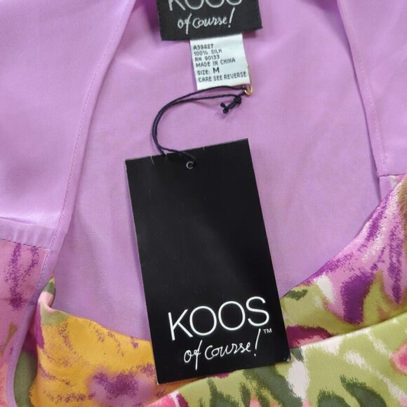 Koos of Course Sleeveless Floral Blouse, Women's Medium, NWT - Picture 5 of 8